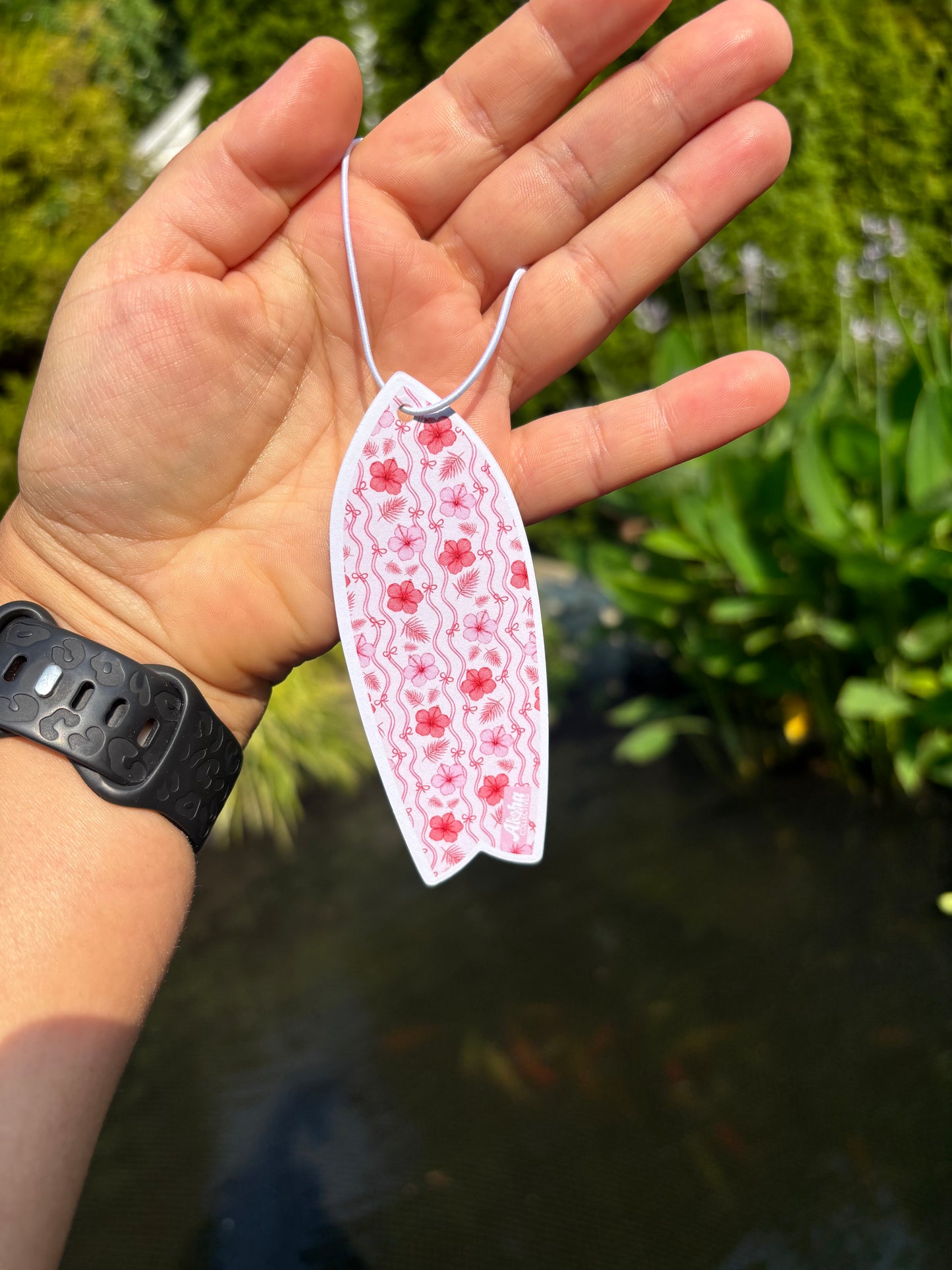 Hibiscus Surf board, Air Freshener