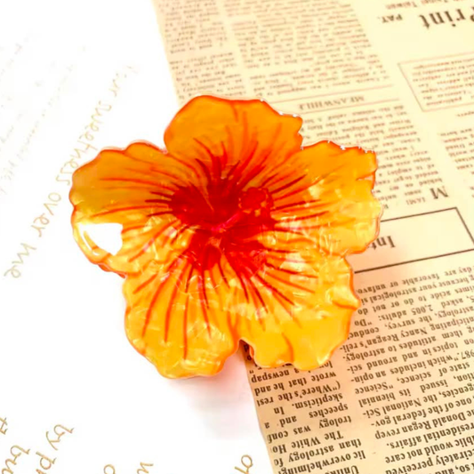 Hibiscus Claw Clip
