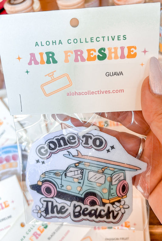 Gone to the beach, air freshener