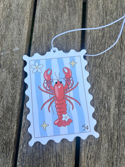 Lobster Stamp Air Freshener