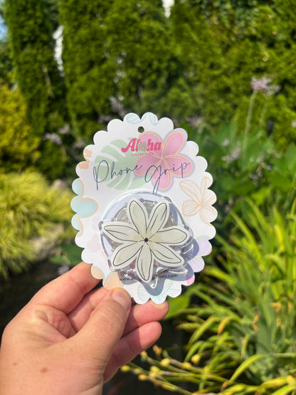 Phone Grip, Tiare Flower