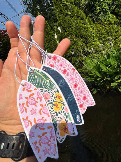 Hibiscus Surf board, Air Freshener