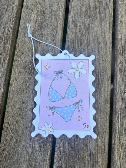 Bikini Stamp Air Freshener