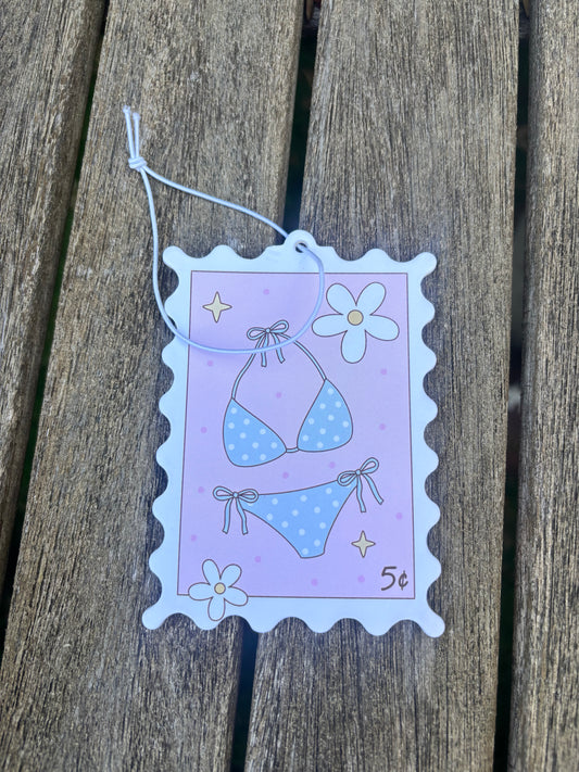 Bikini Stamp Air Freshener