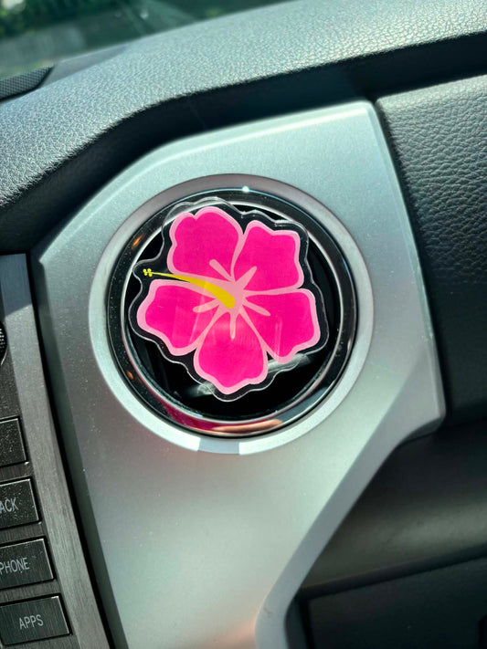 Hibiscus Car Vent Clip, Scented