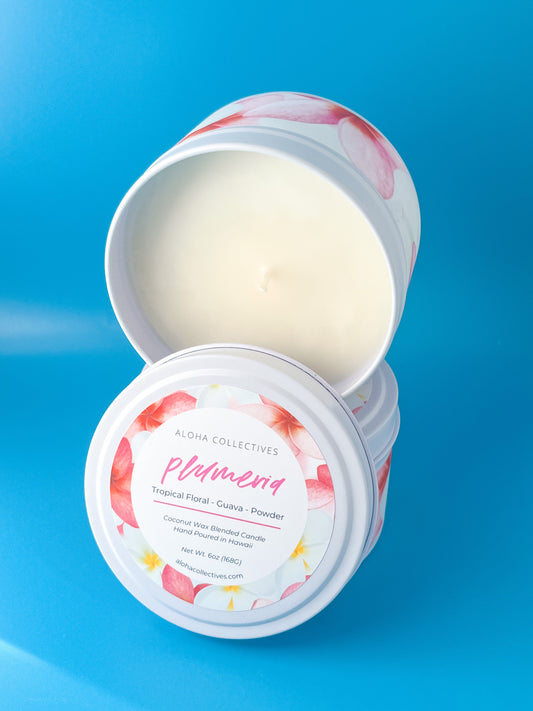 Wild Plumeria Candle, 6oz