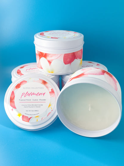 Wild Plumeria Candle, 6oz